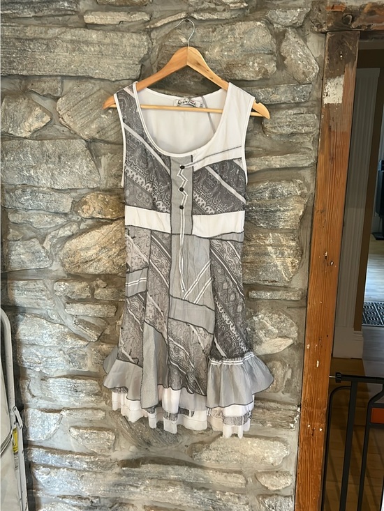 c’ fait pour vous Dresses & Skirts - Pretty Patchwork Mixed Media Dress